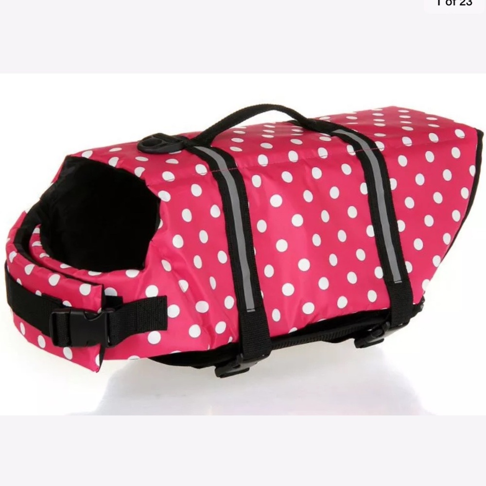 Life preserver for dog new extra small pink